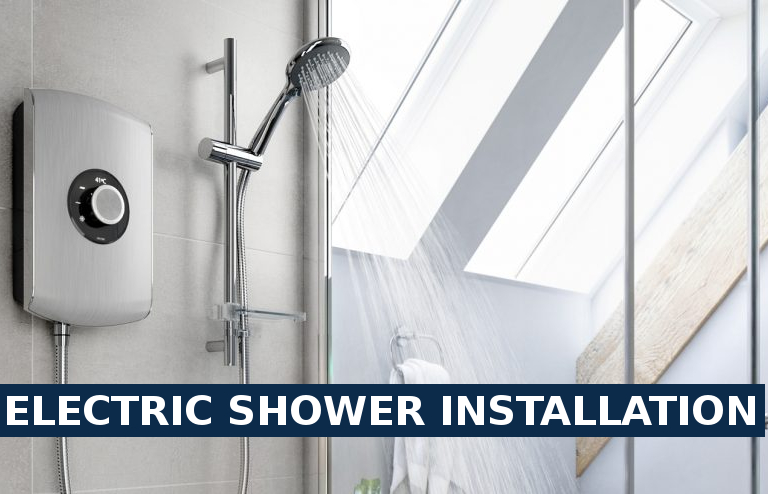 Electric shower installation Stanmore
